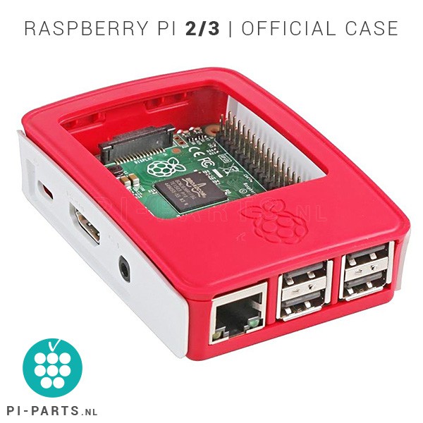 Officiële behuizing voor Raspberry Pi 3B+ | 3B | 2B | B+