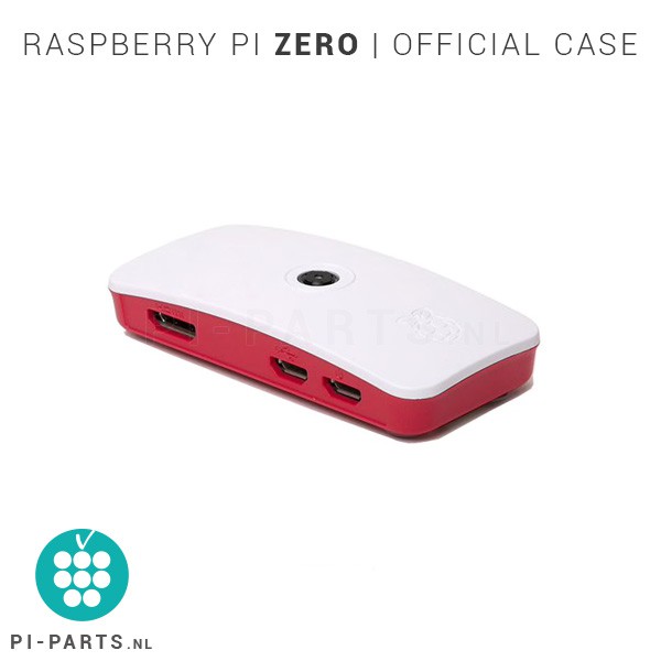 Officiële behuizing voor Raspberry Pi Zero - met 3 deksels en camera adapterkabel
