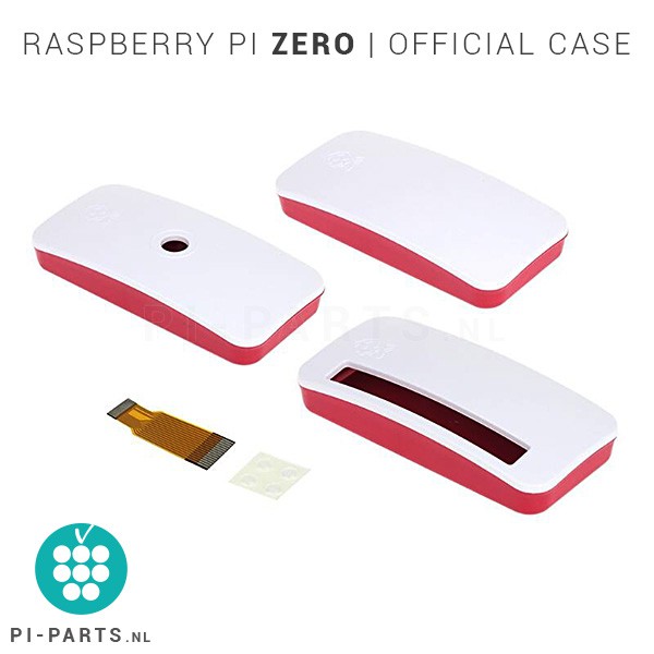Officiële behuizing voor Raspberry Pi Zero - met 3 deksels en camera adapterkabel