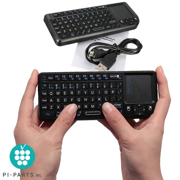 Rii Mini X1 draadloos toetsenbord met touchpad | look-alike