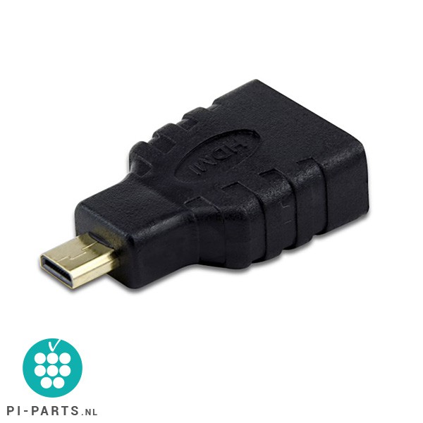 HDMI-naar-MICRO-hdmi adapter | voor Raspberry Pi 4