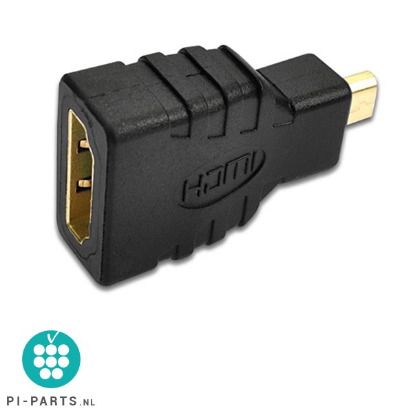 HDMI-naar-MICRO-hdmi adapter | voor Raspberry Pi 4