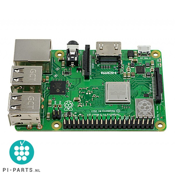 Raspberry Pi 3B + | Bundel – board + behuizing + heatsinks