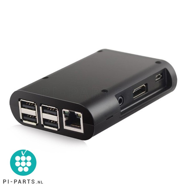 Raspberry Pi 3B + | Bundel – board + behuizing + heatsinks