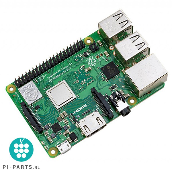 Raspberry Pi 3B + | Bundel – board + behuizing + heatsinks